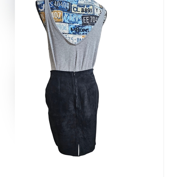 Carlo Ferranti 100% Black Leather Skirt Medium - Picture 10 of 11